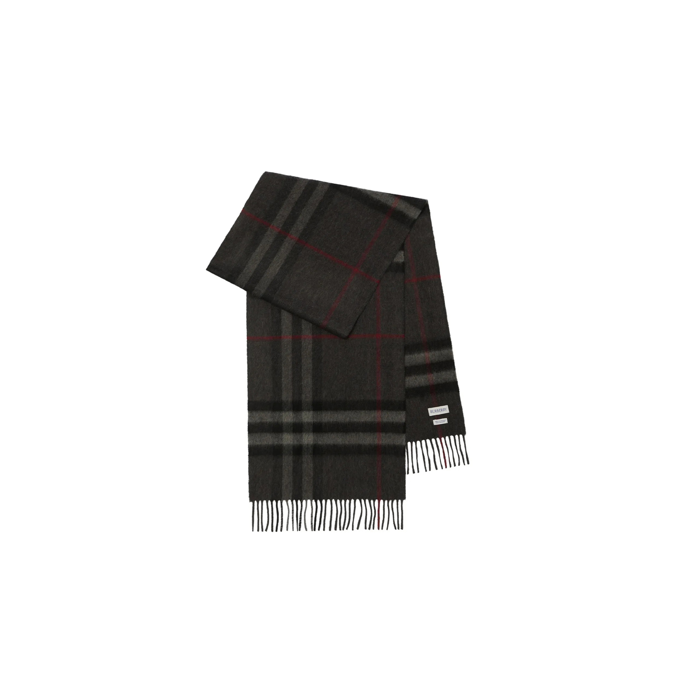 BURBERRY PLAID CASHMERE SCARF 22898544 (168*30cm)
